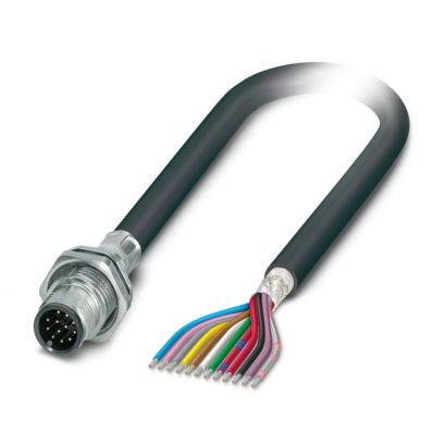 SACCBP-MS-12CON-M16/1,0-PVCSCO - Connettore a innesto per apparecchiatura parete posteriore