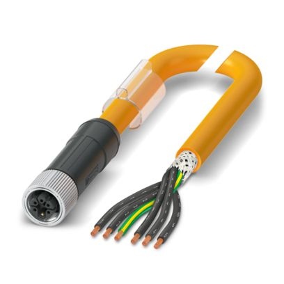 SAC-6P- 5,0-PVC/M12FSM PE SH - Cavo di alimentazione