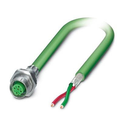SACCBP-M12FSB-2CON-M16/2,0-915 - Connettore a innesto per apparecchiatura parete posteriore