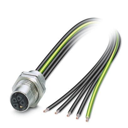 SACC-DSI-M12FSK-4PE-M16XL/0,2 - Connettore a innesto per apparecchiatura parete posteriore