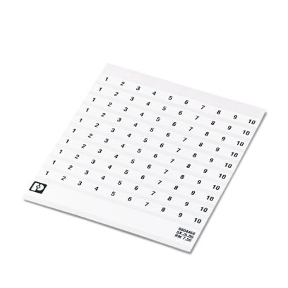 SK 7,5/5:FORTL.ZAHLEN - Targhette di identificazione