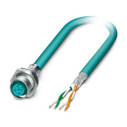 VS-M12FSBP-OE-93E-LI/2,0 - Connettore a innesto per apparecchiatura parete posteriore