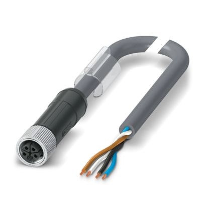 SAC-4P- 3,0-PVC/M12FSL - Cavo di alimentazione