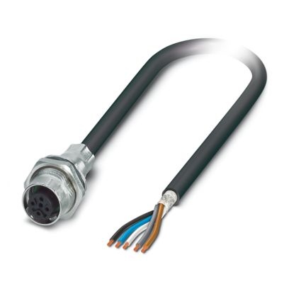 SACCBP-M12FS-5CON-M16/0,5-PURX - Connettore a innesto per apparecchio a parete posteriore