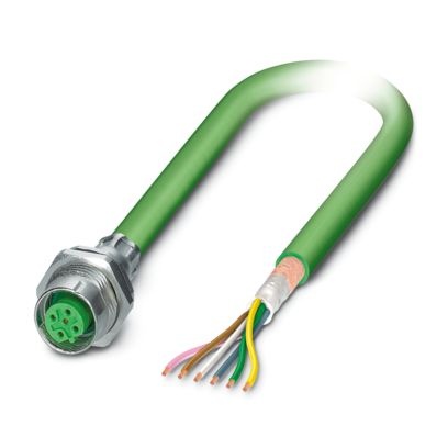 SACCBP-M12FSB-5CON-M16/2,0-900X - Connettore a innesto per apparecchiatura parete posteriore