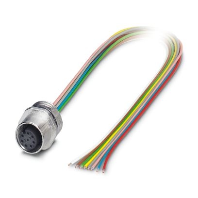 SACC-E-M12FS-8CON-M16/1,0 - Passacavo a parete