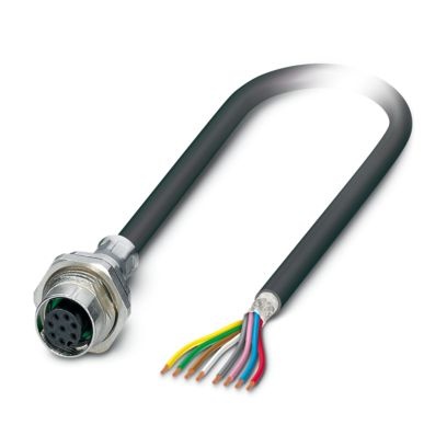 SACCBP-FS-8CON-M16/10,0-PUR SCOX - Connettore a innesto per apparecchiatura parete posteriore