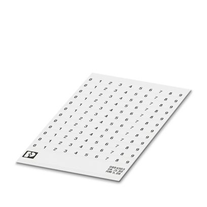 SK 5,08/3,8: 0-9 - Etichette identificatore