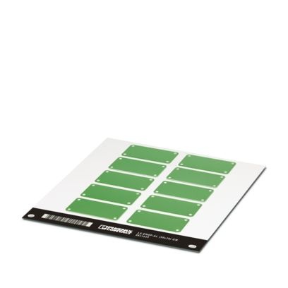 LS-EMSP-AL (50X30) GN - Identificatore di apparecchiature