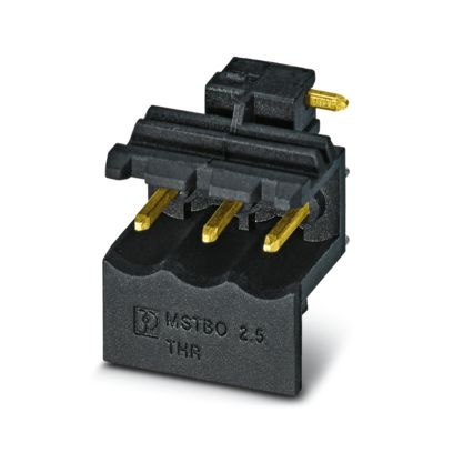 MSTBO 2,5/ 3 G1R THR BKAU CR12 - Connettore fisso per circuiti stampati