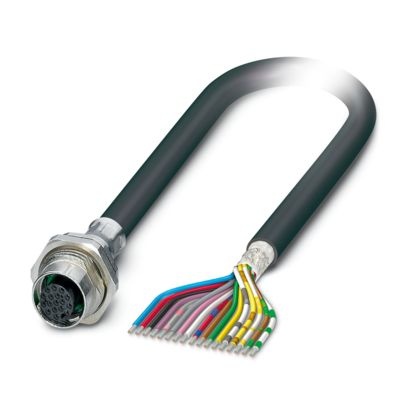 SACCBP-FS-17CON-M16/2,0-PVCSCOX - Connettore a innesto per apparecchiatura parete posteriore