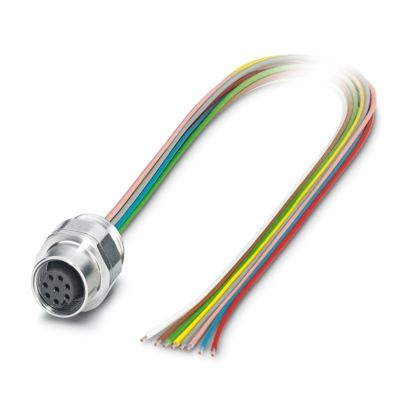 SACC-EC-M12FS-8CON-PG 9/0,5 VAX - Connettore a innesto per apparecchiatura a parete frontale