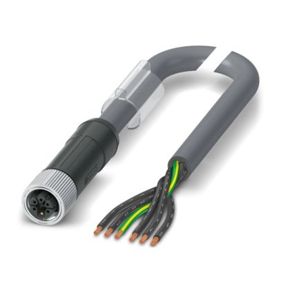SAC-6P-10,0-PVC/M12FSM PE - Cavo di alimentazione