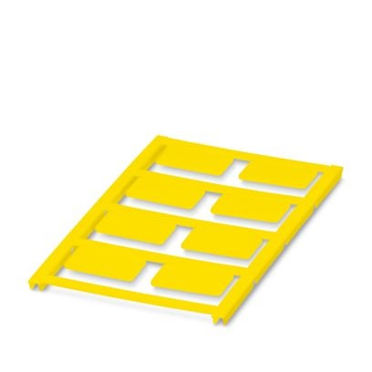 UC-EMLP (27X15) YE CUS - Targhetta in plastica