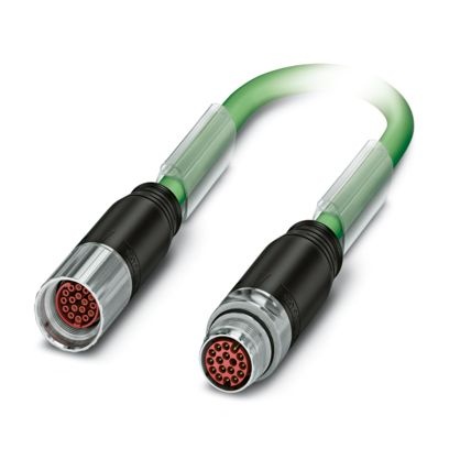 K-17-M17 M9/5,0-E01/M17 F8X - Connettore a innesto in plastica stampata su entrambi i lati
