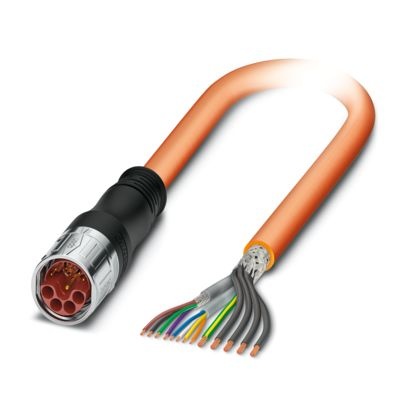 K-8E-M23M8/10,0-H00/OE-C5-S - Connettore per cavo in plastica stampata su entrambi i lati