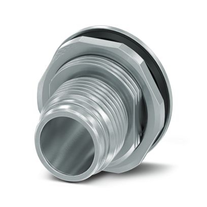 SACC-BP-M-M12-THR PP - Connettore passante per pannello