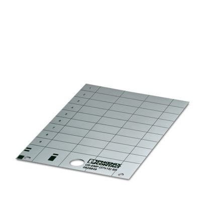 US-EMP (27X15) SR CUS - Targhette di identificazione a innesto