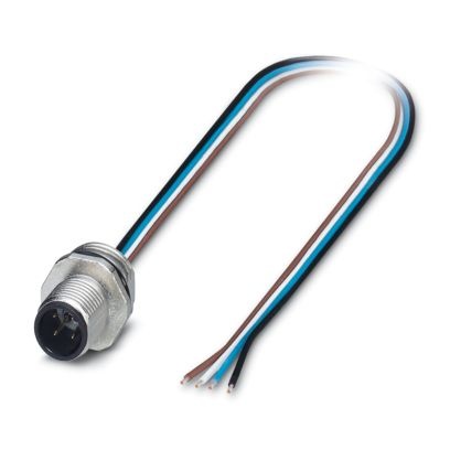 SACC-E-M12MS-4CON-M16/0,15 - Connettore a innesto per apparecchiatura a parete frontale