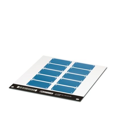 LS-EMSP-AL (50X30) BU - Identificatore di apparecchiature