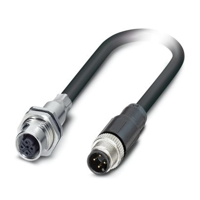 VS-M12FSBP-M12MS-936-LI/1,55 - Connettore a innesto per apparecchiatura a parete posteriore