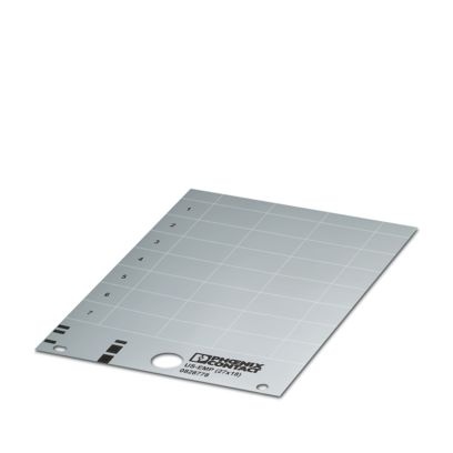 US-EMP (27X18) SR CUS - Targhette di identificazione a innesto