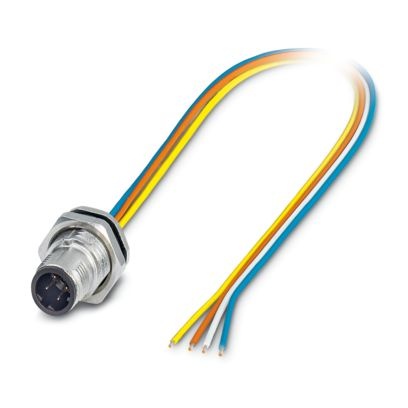 SACC-DSI-M12MSD-4P-M16XL/0,5 - Connettore a innesto per apparecchiatura parete posteriore