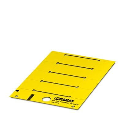 US-EMLP (60X30) YE/BM ID - Targhetta in plastica