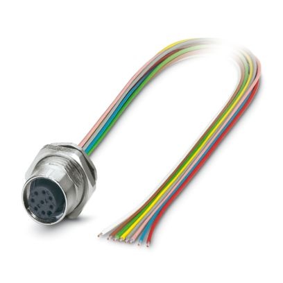SACC-DSI-M12FS-8CON-M16/0,5 - Connettore a innesto per apparecchiatura parete posteriore