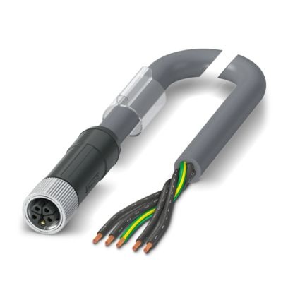 SAC-5P-10,0-PVC/M12FSK PE - Cavo di alimentazione