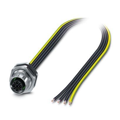 SACC-DSI-M12FSS-4P-M16XL/1,0PEX - Connettore a innesto per apparecchiatura a parete posteriore