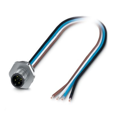 SACC-E-M12MSB-5P-M16XL/0,5 - Connettore a innesto per apparecchiatura a parete frontale