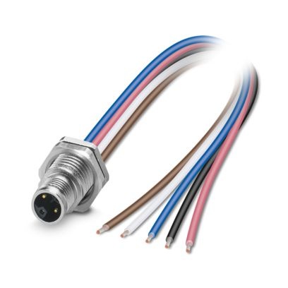 SACC-DSI-M12MSL-4FE-M16XL/0,2 - Connettore a innesto per apparecchiatura parete posteriore