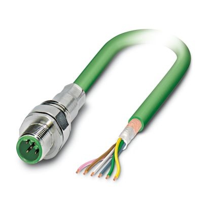 SACCEC-M12MSB-5CON-M16/2,0-900 - Connettore a innesto per apparecchiatura parete frontale
