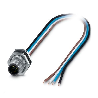 SACC-DSI-M12MS-4P-M16XL/0,5 - Connettore a innesto per apparecchiatura parete posteriore