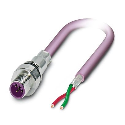 SACCEC-M12MSB-2CON-M16/1,0-910 - Connettore a innesto per apparecchiatura a parete frontale