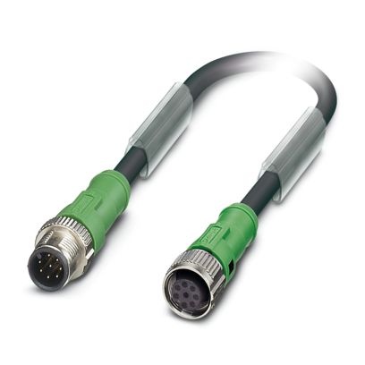 SAC-8P-MSSCO/ 5,5-PUR/M12FR BK - Cavo per sensore/attuatore