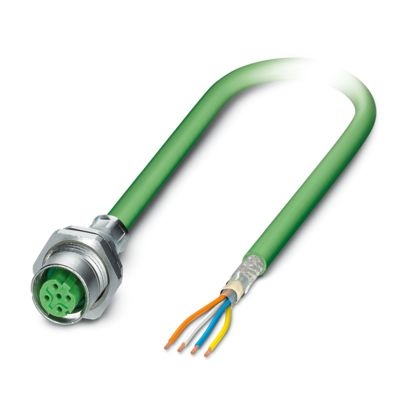 VS-OE-M12FSBP-93R-LI/2,0 - Connettore a innesto per apparecchiatura parete posteriore