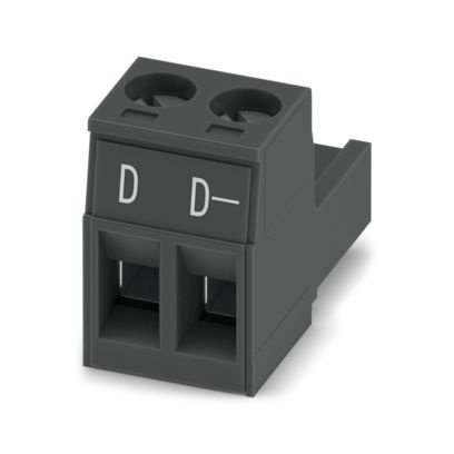 MSTB 2,5/ 2-ST BK BDWH:D,D- - Connettore per circuito stampato