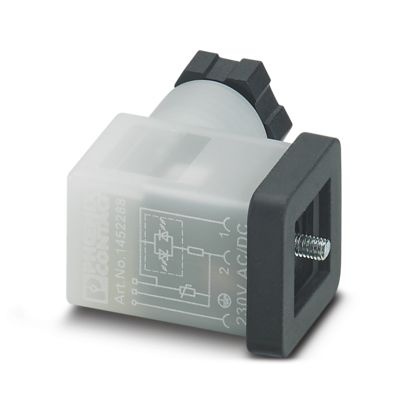 SACC-VB-3CON-M12/CI-1L-SV 230V - Connettore per valvola