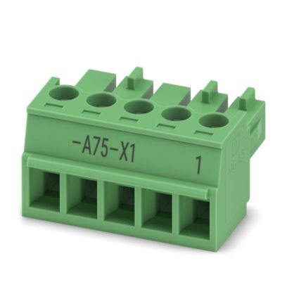 MC 1,5/ 5-ST-3,81 2CPBD-A75-X1 - Connettore per circuito stampato