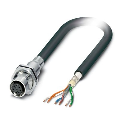 SACCBP-M12FS-6CON-M16/0,5-970X - Connettore a innesto per apparecchiatura parete posteriore