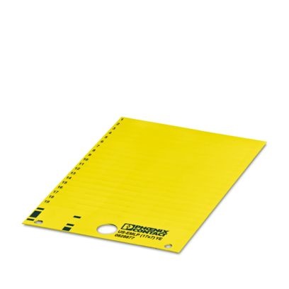 US-EMLP (17X7) YE CUS - Targhetta in plastica