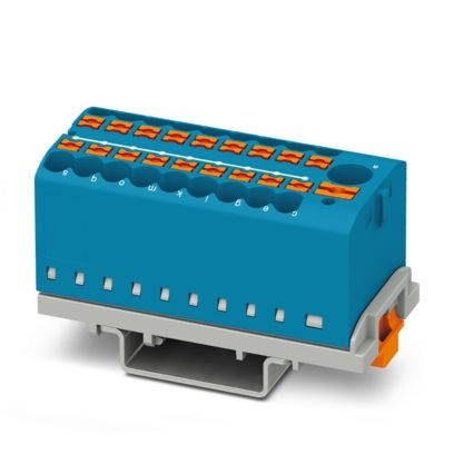 PTFIX 6/18X2,5-NS35 BU LQ - Blocco di distribuzione