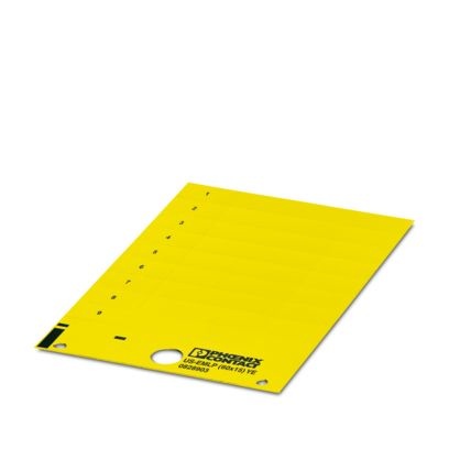 US-EMLP (60X15) YE - Targhetta in plastica