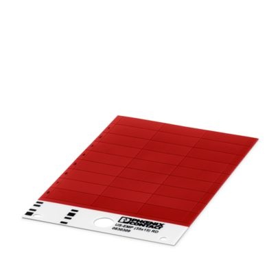 US-EMP (35X15) RD - Targhette di identificazione a innesto