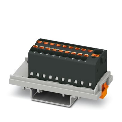 PTFIX 4/18X1,5-NS35 BK - Blocco di distribuzione