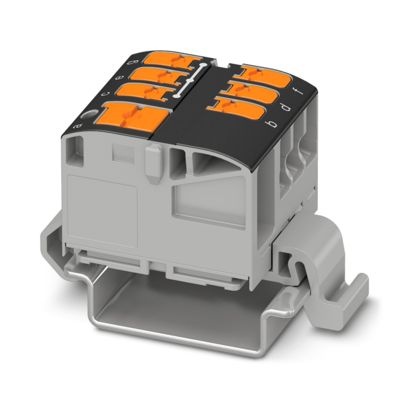 PTVFIX 6/6X2,5-NS35A BK - Blocco di distribuzione
