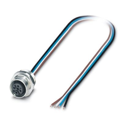 SACC-E-M12FS-4CON-M16/0,5 VA - Connettore a innesto per apparecchiatura parete frontale