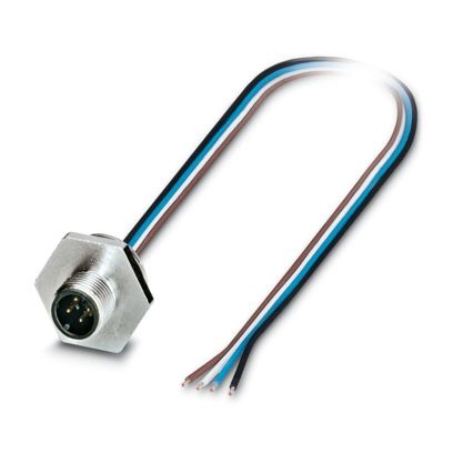 SACC-E-M12MS-5CON-M20/0,5 - Connettore a innesto per apparecchiatura parete frontale